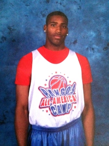 The Pangos All-American Camp was just one of many high school tournaments that Burton had competed in. (Photo courtesy of Burton family)